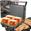 GRILL OPIEKACZ ELEKTRYCZNY XXL 2800W 29x24cm ADLER | AD3051