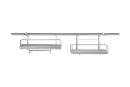 RELING KUCHENNY ORGANIZER SCIENNY KUCHENNY SREBRNY 2x 78cm EDENBERG EB-8515