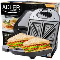 OPIEKACZ TOSTER ADLER SANDWICH 850W ADLER | AD3015