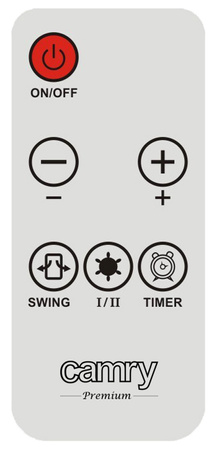 TERMOWENTYLATOR CERAMICZNY KOLUMNOWY LCD PILOT TIMER CAMRY CR7722