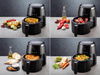 FRYTOWNICA BEZTŁUSZCZOWA DELIMANO AIR FRYER DELUXE NOIR