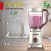 BLENDER KIELICHOWY DO KOKTAJLI 1,8L/1000W MESKO | MS4079be