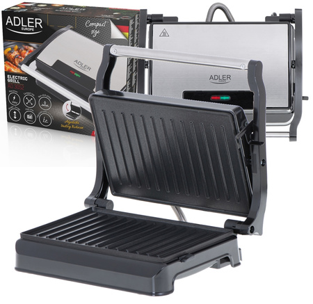 GRILL ELEKTRYCZNY PANINI 1200W 23x14,5cm ADLER AD3052