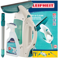 Leifheit Dry&Clean 51001: Skuteczny Odkurzacz do Szyb - Perfekcyjne Czyszczenie Bez Zacieków i Smug!