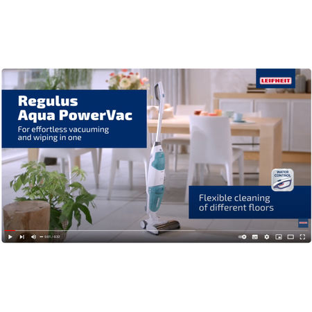 Odkurzacz pionowy, Myjący, Bezworkowy, Bezprzewodowy Leifheit REGULUS AQUA POWERVAC | 11914