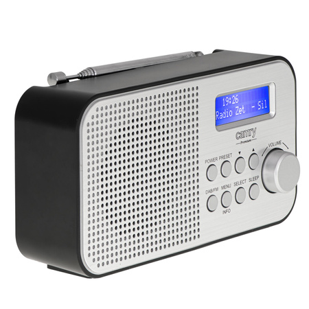 RADIOBUDZIK CYFROWE ALARM FM / DAB / DAB+ USB CAMRY CR1179