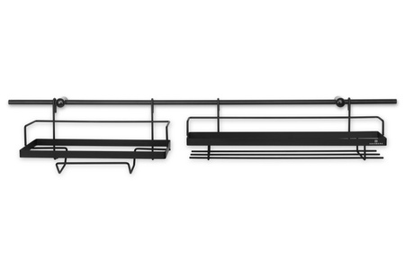 RELING KUCHENNY ORGANIZER SCIENNY KUCHENNY CZARNY 2x 78cm EDENBERG EB_8516