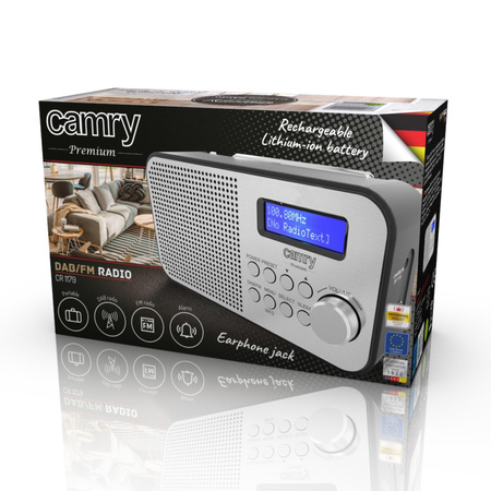 RADIOBUDZIK CYFROWE ALARM FM / DAB / DAB+ USB CAMRY CR1179