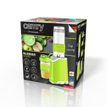 BLENDER DO SMOOTHIE OSOBISTY PERSONALNY KIELICHOWY KRUSZY LÓD 800W 4 OSTRZA BPA FREE 570ml 400ml CAMRY | CR4069