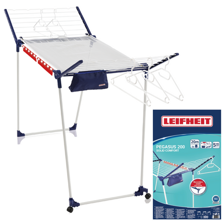 Suszarka na pranie stojąca Leifheit Pegasus 200 Solid Deluxe Mobile 81517