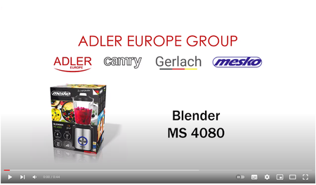 BLENDER KIELICHOWY DO KOKTAJLI 1200W/1,5L SZKLANY | MESKO MS4080