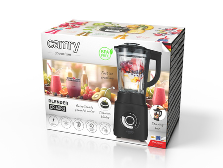 Blender Kielichowy - Kruszenie Lodu i Perfekcyjne Smoothie CAMRY PREMIUM CR4089