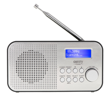 RADIOBUDZIK CYFROWE ALARM FM / DAB / DAB+ USB CAMRY CR1179