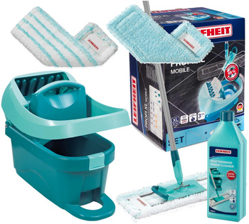 MOP LEIFHEIT 55096 PROFI ZESTAW WIADRO Z KOLKAMI PŁYN 55096/55116/41418