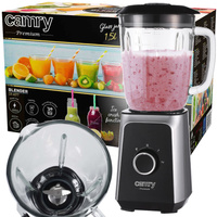 BLENDER KIELICHOWY DO KOKTAJLI 1000W/1,5L SZKLANY | CAMRY CR4077