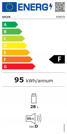 LODÓWKA TURYSTYCZNA ELEKTRYCZNA SAMOCHODOWA 28L