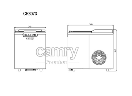 KOSTKARKA DO LODU CAMRY CR8073